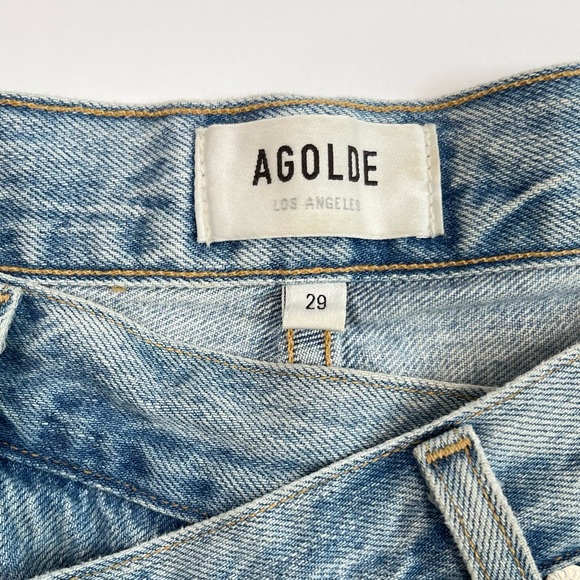 Agolde Men's Relaxed Light Blue Jeans - Picture 5 of 6